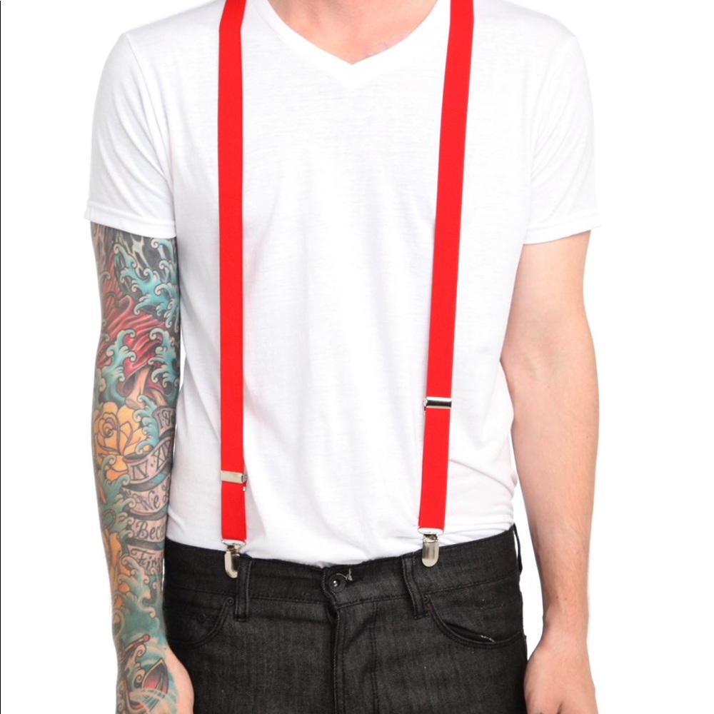 Red suspenders